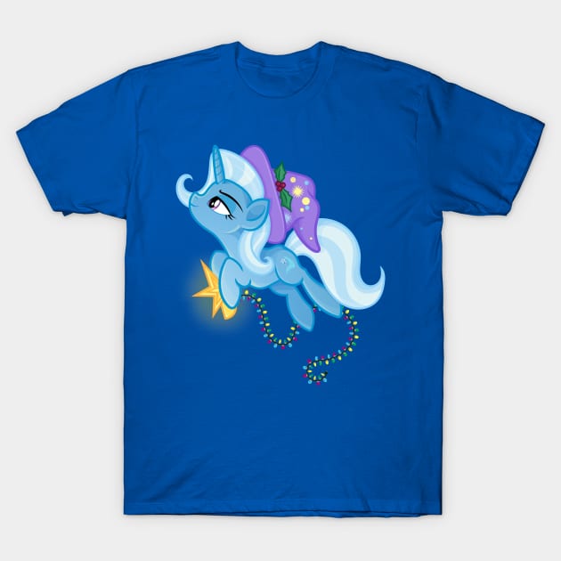 My Little Pony Christmas trixie Lulamoon T-Shirt by SketchedCrow